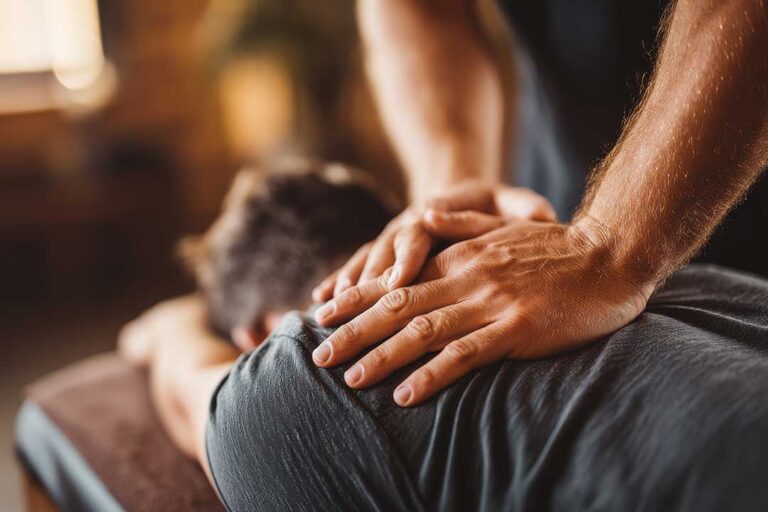 Chiropractic photo from Adobe Stock